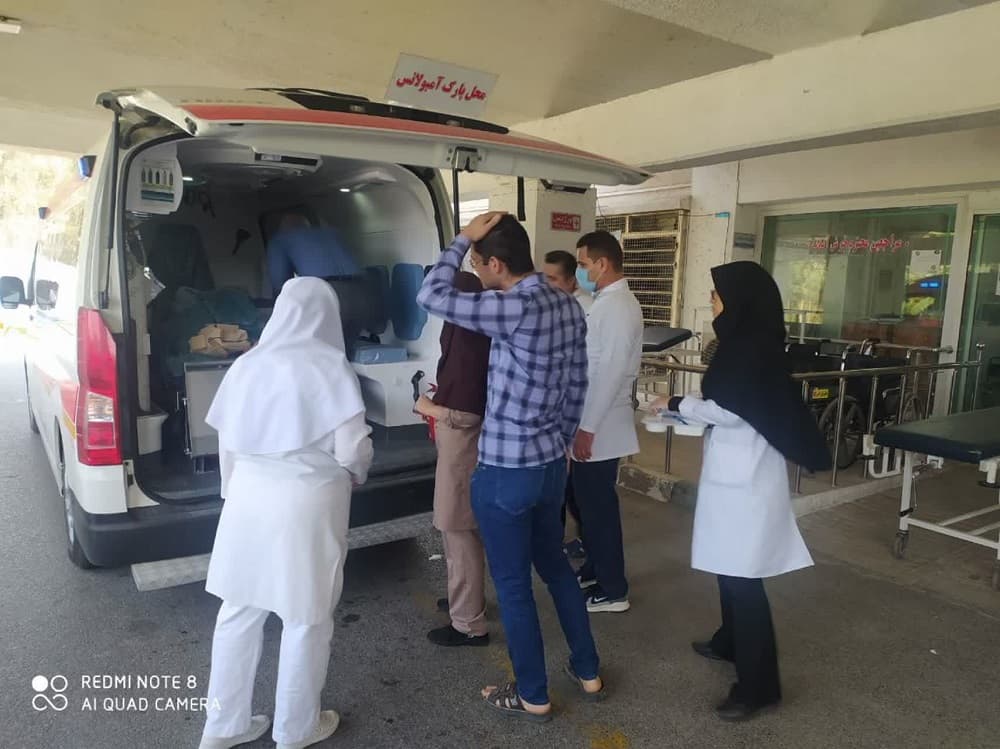 اعزام اورژانسی مادر باردار به مرکز سطح ۳ با بالگرد در گلستان