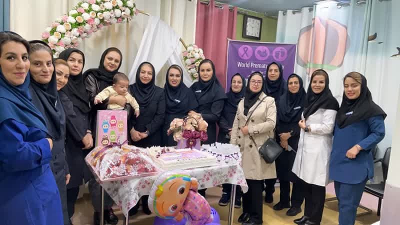 برگزاری مراسم روز جهانی نوزاد نارس در بیمارستان امام حسین (ع) زنجان