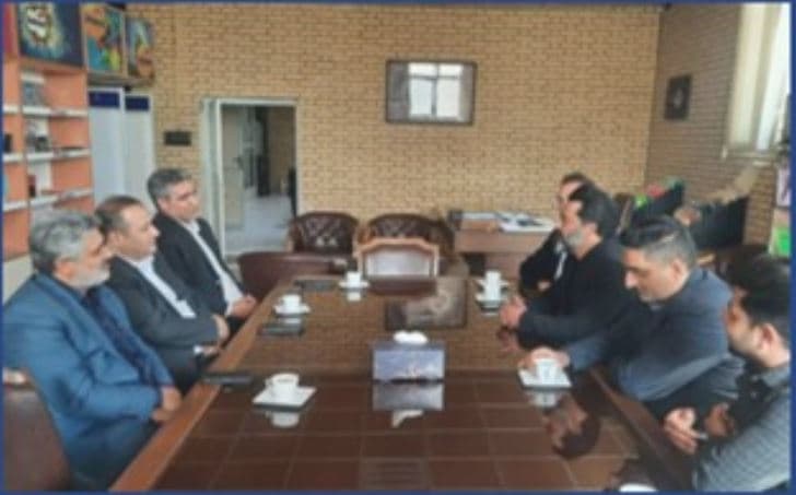 حضور مدیرکل تامیناجتماعی سمنان به منظور بررسی مشکلات بسپار تحریر آسیا