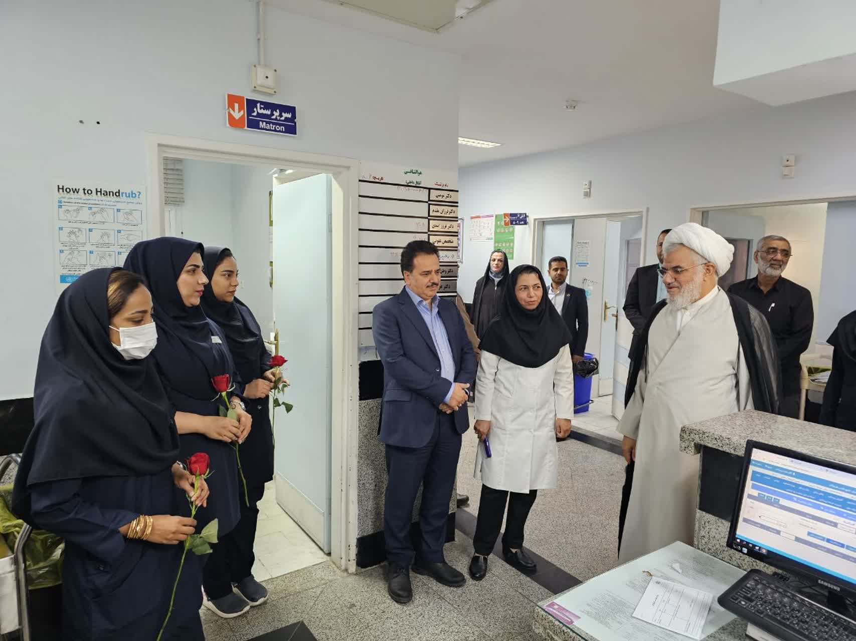 بازدید نماینده ولیفقیه هرمزگان از بیمارستان خلیج فارس